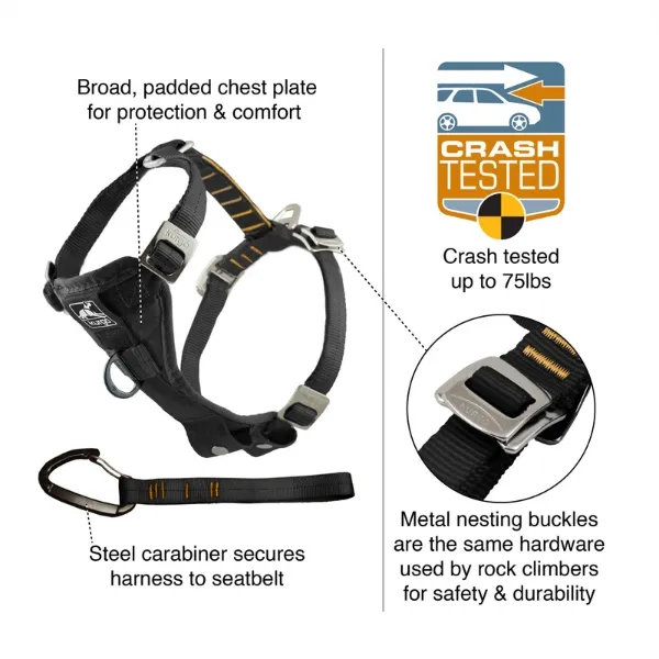 Kurgo Enhanced Strength Tru-Fit Car Harness