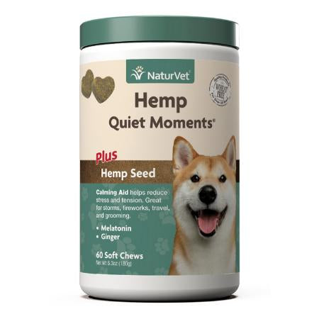 NaturVet Hemp Quiet Moments Soft Dog Chews